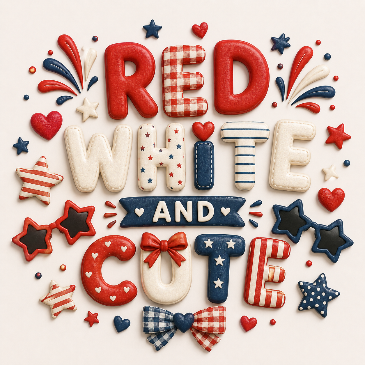 Red, White & Cute